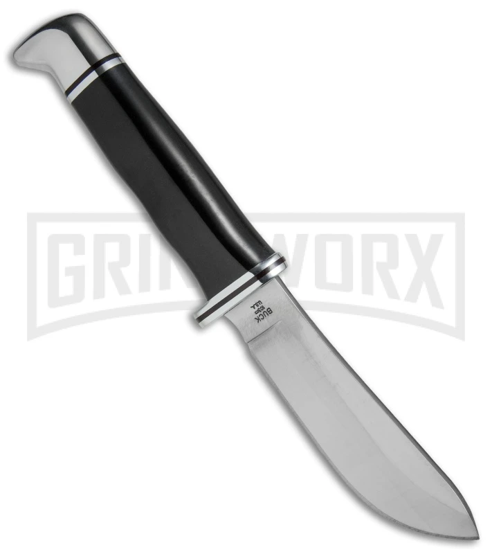 Buck Knives Buck Skinner Black Hunting Fixed Blade Knife - Satin Plain 2 Buck Knives Buck Skinner Black Hunting Fixed Blade Knife - Satin Plain - Image 2
