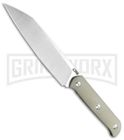 CJRB Desert G-10 Silax Knife - Fixed Blade Satin AR-RPM9