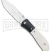 CRKT Carson White Bone Spring Assisted Knife - Satin Plain -Kershaw Sale Store CRKT Carson M4 02 White Bone SA Satin BHQ 7396 jr large