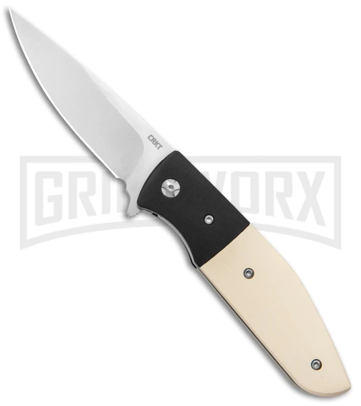 CRKT Curfew Resin Handle Liner Lock Drop Point (3.10" Satin) 1 CRKT Curfew Resin Handle Liner Lock Drop Point (3.10" Satin)