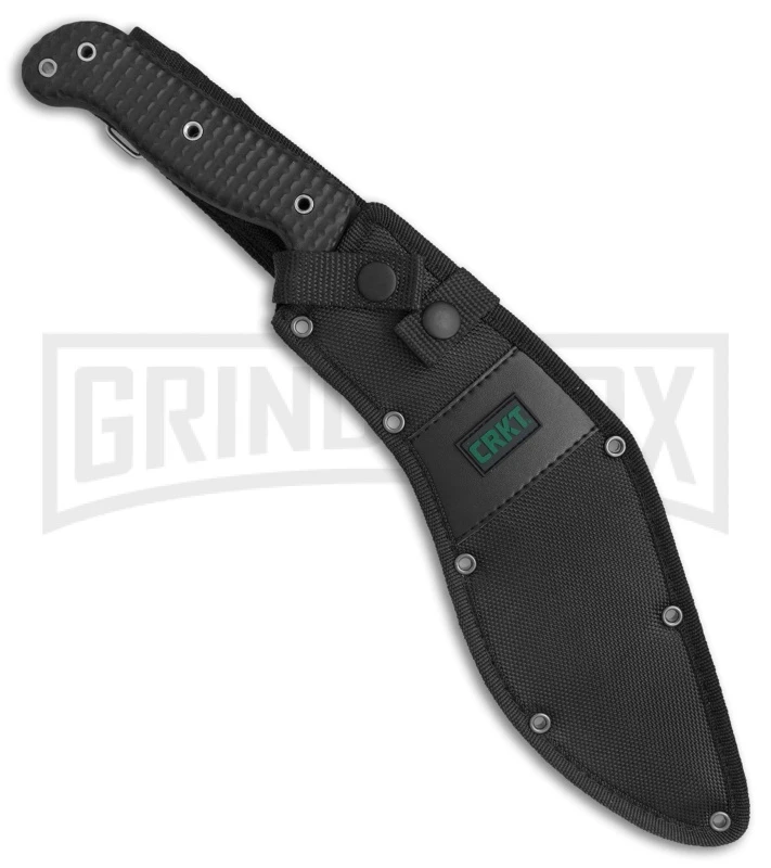 CRKT 2742 Johnson KUK Tactical Black Fixed Blade Knife - Black Kukri 3 CRKT 2742 Johnson KUK Tactical Black Fixed Blade Knife - Black Kukri - Image 3