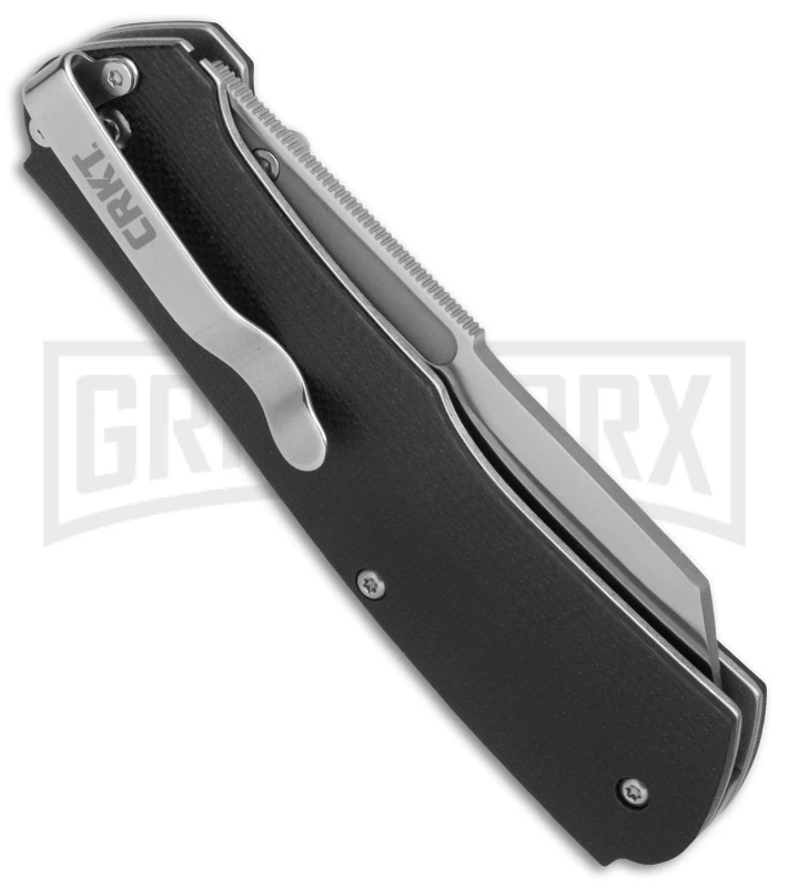CRKT 6040 Radic Black G-10 Spring Assisted Knife - Satin 2 CRKT 6040 Radic Black G-10 Spring Assisted Knife - Satin - Image 2