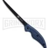 Camillus Cuda 6" Professional Fillet Blue Micarta Fixed Blade Knife- Black Plain -Kershaw Sale Store Camillus Cuda 6in Professional Fillet Blue Micarta black BHQ 42928 er large