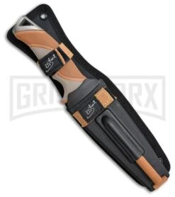 Camillus Inuit Brown Fixed Blade Knife - Black Serr -Kershaw Sale Store Camillus Inuit brown black BHQ 43019 er sheath large