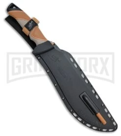 Camillus Waorani Brown Polymer Machete - Black Plain -Kershaw Sale Store Camillus Waorani Machete Brown Polymer black BHQ 43021 er sheath large
