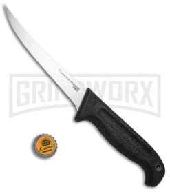 Cold Steel 20VBCFZ Commercial Series Flexible Curved Boning Knife - Satin -Kershaw Sale Store Cold Steel Commercial Series Flexible Curved Boning 20VBCFZ BHQ 51998 jr bottlecap large