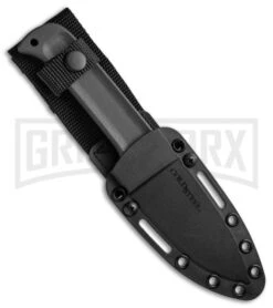 Cold Steel Black Drop Forged Hunter Fixed Blade Knife - Black Plain -Kershaw Sale Store Cold Steel Drop Forged Hunter Black 36MA BHQ 52027 jr sheath large
