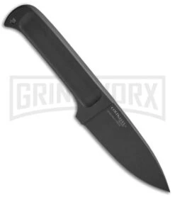 Cold Steel Black Drop Forged Hunter Fixed Blade Knife - Black Plain -Kershaw Sale Store Cold Steel Drop Forged Hunter Black 36MA BHQ 52027 jr spine large