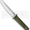 Cold Steel Kobun OD Green Fixed Blade Knife - Tanto Satin Plain -Kershaw Sale Store Cold Steel Kobun OD Green satin BHQ 158044 jr large