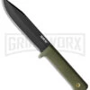 Cold Steel SRK Survival Rescue OD Green Fixed Blade Knife - Black Plain 5 Cold Steel SRK Survival Rescue OD Green Fixed Blade Knife - Black Plain -Kershaw Sale Store Cold Steel SRK in SK 5 OD Green Black BHQ 175066 jr large