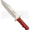 Coleman Bowie Worth Pakkawood Fixed Blade Knife - Satin Plain -Kershaw Sale Store Coleman Bowie Worth Pakkawood satin plain BHQ 79995 er large