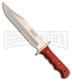 Coleman Bowie Worth Pakkawood Fixed Blade Knife - Satin Plain