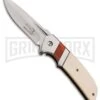 Elk Ridge Torpedo White Bone Spring Assisted Knife - Mirror Plain -Kershaw Sale Store Elk Ridge torpedo white bone mirror BHQ 53527 er large
