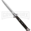 Frank B. 11" Italian Stiletto Buffalo Horn Automatic Knife - Bayonet 3 Frank B. 11" Italian Stiletto Buffalo Horn Automatic Knife - Bayonet -Kershaw Sale Store Frank B 11 Italian Stiletto Buffalo Horn AK Bayonet GX 41439 td large