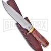 Frost Chipaway Brown Bear Bowie Fixed Blade Knife W/ Sheath - Satin Plain -Kershaw Sale Store Frost Chipaway Brown Bear Bowie sheath satin plain BHQ 78379 er large