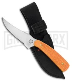 Frost Cutlery Bear Hunter Deer Slayer Yellow Fixed Blade Knife - Satin Plain