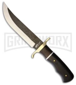 Frost Cutlery Black Hills Bush Master Wood Fixed Blade Knife - Two-Tone Plain