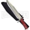 Frost Cutlery Blackhills Explorer Pakkawood Fixed Blade Knife - Satin Plain