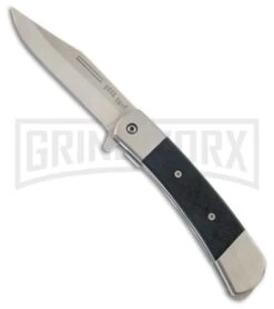 Frost Cutlery Buckshot Black G-10 Spring Assisted Knife - Satin Plain