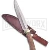 Frost Cutlery Buffalo Spirit Bowie Pakkawood Fixed Blade Knife - Satin Plain