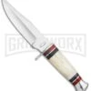 Frost Cutlery Chipaway Bowie White Smooth Bone Fixed Blade Knife - Satin Plain -Kershaw Sale Store Frost Cutlery Chipaway Bowie White Smooth Bone Fixed Blade Satin GX 25277 jr large