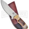 Frost Cutlery Chipaway The Chief Hunter Brown Fixed Blade Knife - Satin Plain -Kershaw Sale Store Frost Cutlery Chipaway Chief Hunter Satin FCW501TB BP 21191 jr large