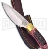 Frost Cutlery Chipaway Owl Hollow Skinner Brown Fixed Blade Knife - Satin Plain -Kershaw Sale Store Frost Cutlery Chipaway Owl Hollow skinner brown satin BHQ 53605 er large
