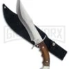 Frost Cutlery Frontiersman Bowie Pakkawood Fixed Blade Knife - Satin Plain 3 Frost Cutlery Frontiersman Bowie Pakkawood Fixed Blade Knife - Satin Plain -Kershaw Sale Store Frost Cutlery Frontiersman bowie pakkawood satin BHQ 73002 er large
