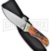 Frost Cutlery Steel Warrior Coon Hunter Molasses Fixed Blade Knife -Mirror Plain -Kershaw Sale Store Frost Cutlery Steel Warrior Coon Hunter Molasses Mirror BP 26856 jr large