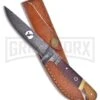 Frost Cutlery Valley Forge Eradicate Rose/Olive Wood Fixed Blade Knife -Damascus -Kershaw Sale Store Frost Cutlery Valley Forge Eradicate Rose Olive Wood Damascus BHQ 81247 er large