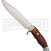 Frost Cutlery Valley Forge Bowie Brown Fixed Blade Knife - Satin Plain -Kershaw Sale Store Frost Cutlery Valley Forge bowie brown satin BHQ 48443 er large