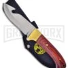 Frost Cutlery Whitetail Puma Claw Wood Gut Hook Fixed Blade Knife - Satin Plain -Kershaw Sale Store Frost Cutlery Whitetail Puma Claw Gut Hook wood satin BHQ 73311 er large