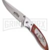 Frost Cutlery Wolf Spring Assisted Knife - Satin Plain -Kershaw Sale Store Frost Cutlery Wolf satin BHQ 66722 er large