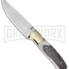 Frost Cutlery Whitetail Buck Hunter Stag Antler Fixed Blade Knife - Satin Plain -Kershaw Sale Store Frost cutlery whitetail buck hunter stag antler satin BHQ 89337 jr 2 large 1