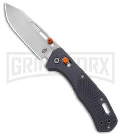 Gerber Assert Gray Polymer Folding Knife - Stonewash Plain
