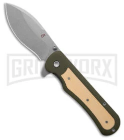 Gerber Confidant Assisted Opening Knife OD Green G-10 / Bamboo -