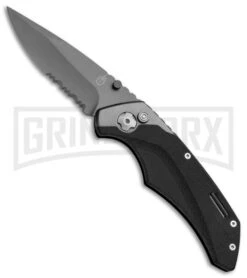 Gerber Knives Contrast AO Black Assisted Opening Knife - Titanium Serr