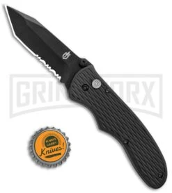 Gerber Knives F.A.S.T. Draw Black Spring Assisted Knife - Tanto Black Serr 7 Gerber Knives F.A.S.T. Draw Black Spring Assisted Knife - Tanto Black Serr -Kershaw Sale Store Gerber FAST Draw Tanto Assisted Opening Black Serr 31 001751 BHQ 15598 jr bottlecap large