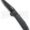Gerber Highbrow Onyx Aluminum Assisted Opening Knife - Black Serrated 5 Gerber Highbrow Onyx Aluminum Assisted Opening Knife - Black Serrated -Kershaw Sale Store Gerber Highbrow Assisted Opening Onyx Aluminum Black Serr BHQ 105481 jr large