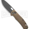 Gerber Scout Crossbar Tan Micarta Crossbar Lock Knife - Gray Plain -Kershaw Sale Store Gerber Scout Crossbar Lock Knife Tan Micarta 3.2in Gray BHQ 179072 hd large 1