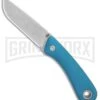 Gerber Spine Cyan Blue GFN Fixed Blade Knife - Stonewash Plain -Kershaw Sale Store Gerber Spine Cyan Blue SW BHQ 81306 er large