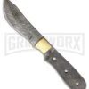 Tallen Expose Damascus Steel Fixed Blade Knife - Damascus Plain -Kershaw Sale Store Grindworx Expose Damascus Steel Damascus plain BHQ 69234 er large