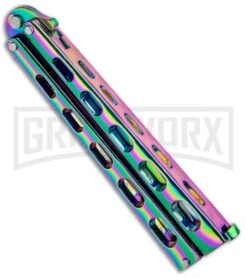 Jaguar Spectrum Balisong Butterfly Knife - Spectrum -Kershaw Sale Store Jaguar Champagne Balisong Butterfly Spectrum BUTT 1090RB GX 34201 jr side large