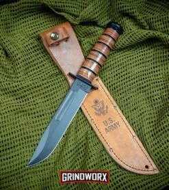 Ka-Bar Bowie Short USMC Leather Fixed Blade Knife - Black Plain -Kershaw Sale Store Ka Bar Bowie Short USMC Leather Fixed Blade Knife Black Plain BHQ7073 kp green shemmagh web large
