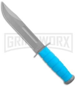 Ka-Bar Bowie 7" USSF Space-Bar Full-Size Blue Fixed Blade Knife