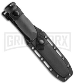Ka-Bar Mark I Knife Black Kraton Handle - Black Plain -Kershaw Sale Store Ka Bar Mark I Knife Kraton Handle Black Plain 02 2221 BHQ 9595 jr sheath large