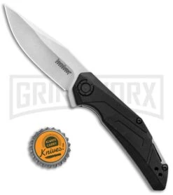 Kershaw Camshaft Assisted Opening Knife Black FRN - 3" Stonewash -Kershaw Sale Store Kersahw Camshaft Assisted Opening Black FRN SW 1370 BHQ 106040 jr bottlecap large