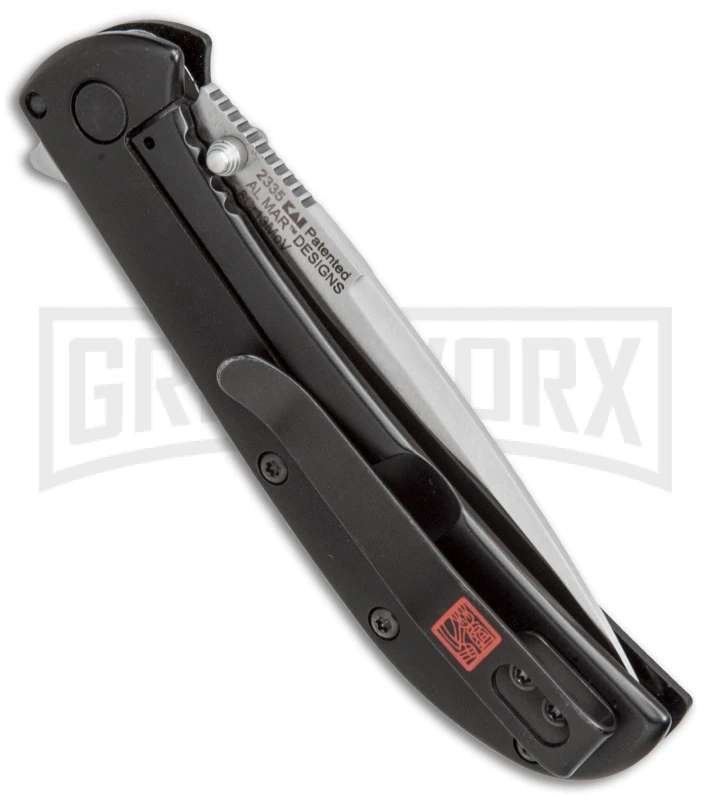 Kershaw Al Mar AM-3 Black G-10 Assisted Opening Knife - Satin Plain 3 Kershaw Al Mar AM-3 Black G-10 Assisted Opening Knife - Satin Plain - Image 3