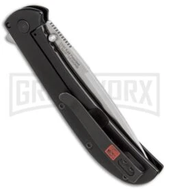 Kershaw Al Mar AM-4 Black G-10 Assisted Opening Knife - Satin Plain 2330 -Kershaw Sale Store Kershaw AM 4 black G 10 satin BHQ 68817 er side large