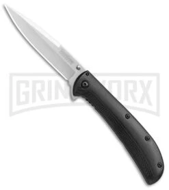 Kershaw Al Mar AM-4 Black G-10 Assisted Opening Knife - Satin Plain 2330